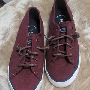 Sperry Men's Burgundy Casual Shoes